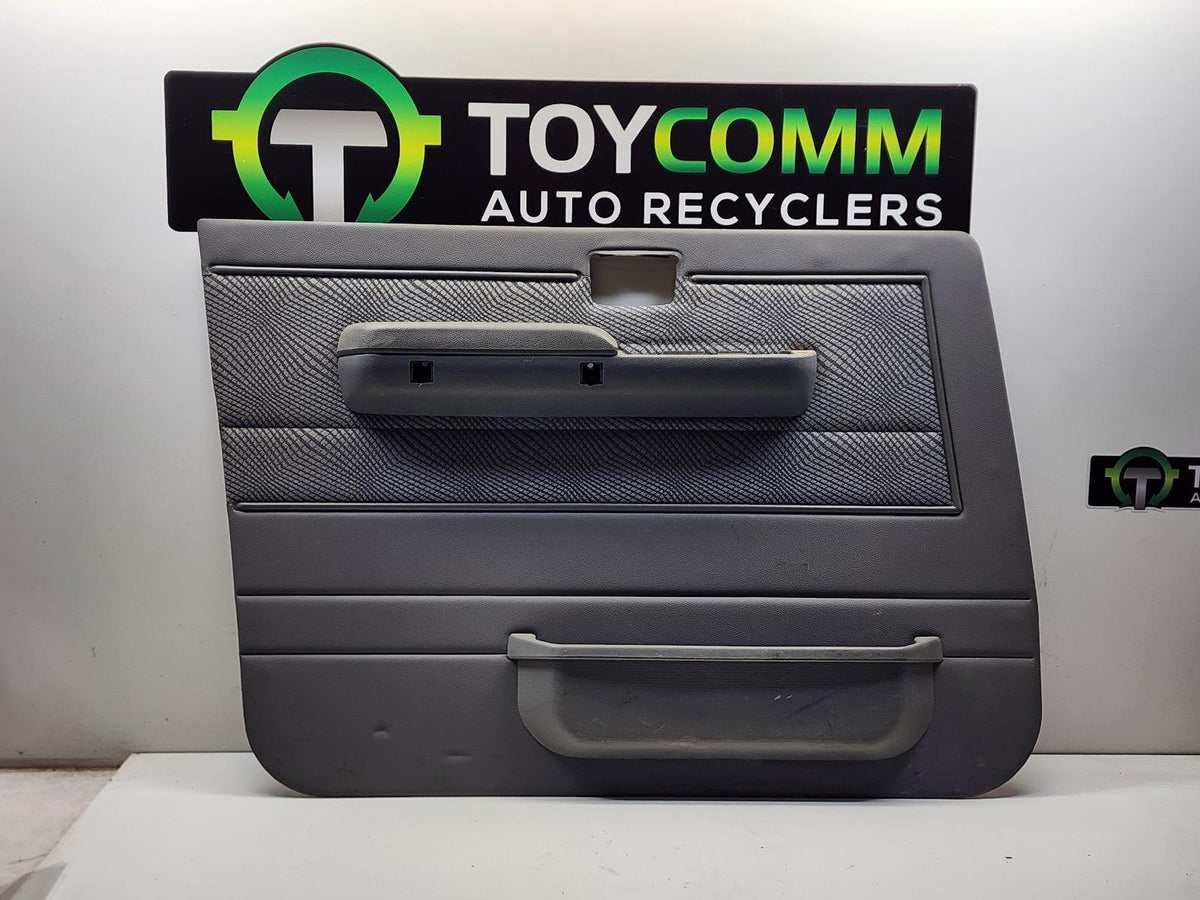 Aug 2009 to Sep 2016- Toyota Land Cruiser 76 Series 79 Series Station Wagon Double Cab Utility 4 Door- Left Front Door Trim- Power Window Type