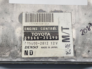 Sep 1997 to Feb 2005- Toyota Hilux Diesel 3.0L Engine Code 1KZ-TE Manual- Engine ECU- PN: 89666-35390