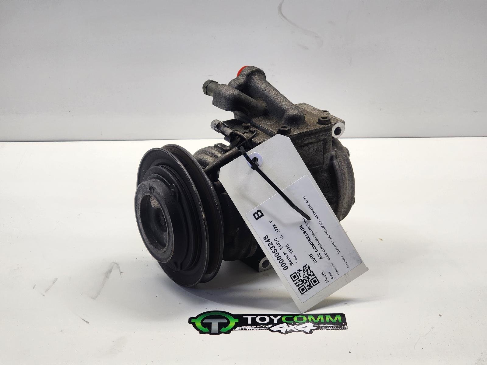 1993 to 2002 - Toyota Hilux Surf Diesel 3.0L Engine Code 1KZ - A/C Compressor - N120-N180, Nd - PN: 10PA17C