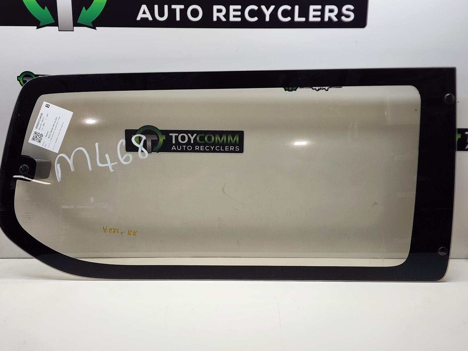 Jul 1996 to Jan 2003 - Toyota Land Cruiser Prado 95 Series - Right Rear Side Glass - Pop Out Type