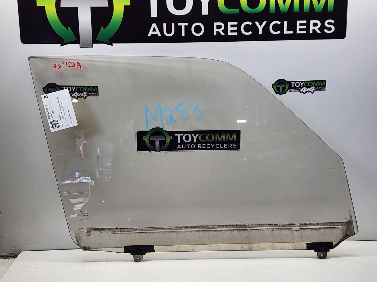 Jul 1996 to Jan 2003 - Toyota Land Cruiser Prado 95 Series - Right Front Door Window