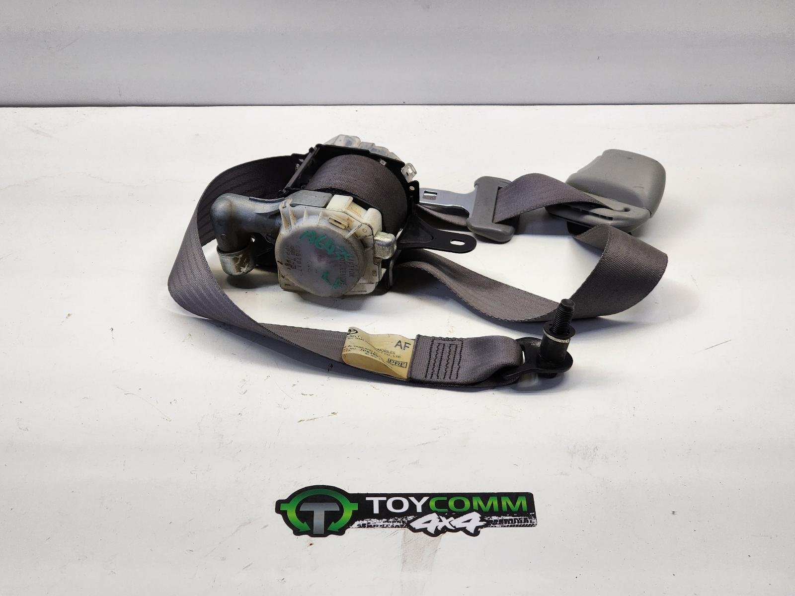 Mar 2005 to Jun 2011 - Toyota Hilux Double Cab Utility - Left Front Seat Belt - Bucket Seat Type, Light Grey
