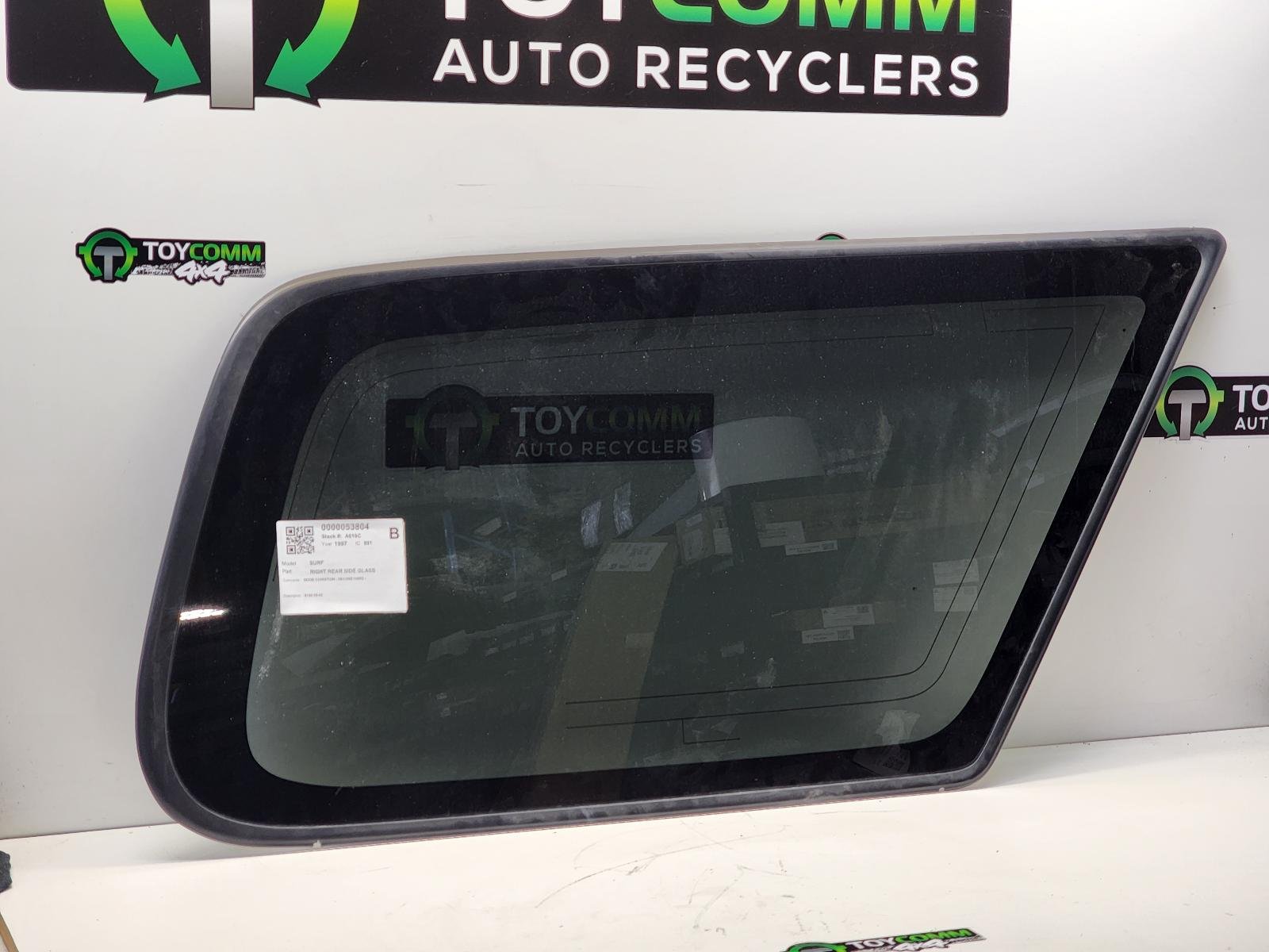 1995 to 2002 - Toyota Hilux Surf N180 - Right Rear Side Glass