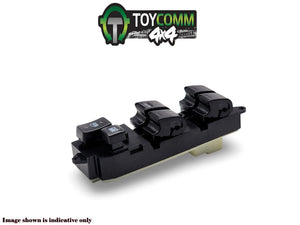 May 1990 to Mar 1998- Toyota Land Cruiser 80 Series- Right Front Master Power Window Switch