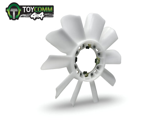 Sep 1997 to Mar 2005 - Toyota Hilux Diesel Turbocharged 3.0L Engine Code 1KZ-TE - Engine Fan Blade