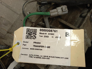 Feb 2003 to Oct 2009 - Toyota Land Cruiser Prado 120 Series Petrol 4.0L Engine Code 1GR-FE Automatic - Transfer Case - W/ Electronic Diff Lock Type