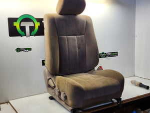Jan 1998 to Aug 2002 - Toyota Land Cruiser Imported - Right Front Seat - 101 Series, Bucket, Cloth, Beige, Trim Code Fg41