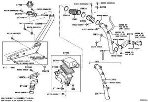 1999-2025 Toyota Land Cruiser J79 (07-)- Air Flow Meter- 22204-51010