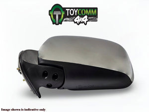 Mar 2005 to Apr 2012- Toyota Hilux- Left Door Mirror- Power Adjust, Non-Indicator, Chrome, 3 Wire, 6 Pin