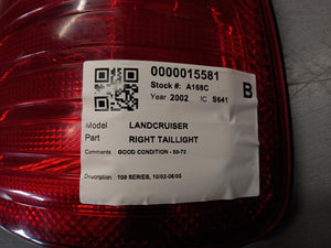 Oct 2002 to Jun 2005 - Toyota Land Cruiser 100 Series - Right Taillight
