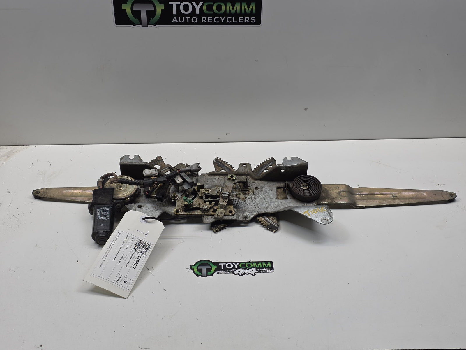 1989 to 1995- Toyota Hilux Surf N120 N130- Tailgate Regulator- Regulator Assy (Reg & Motor)