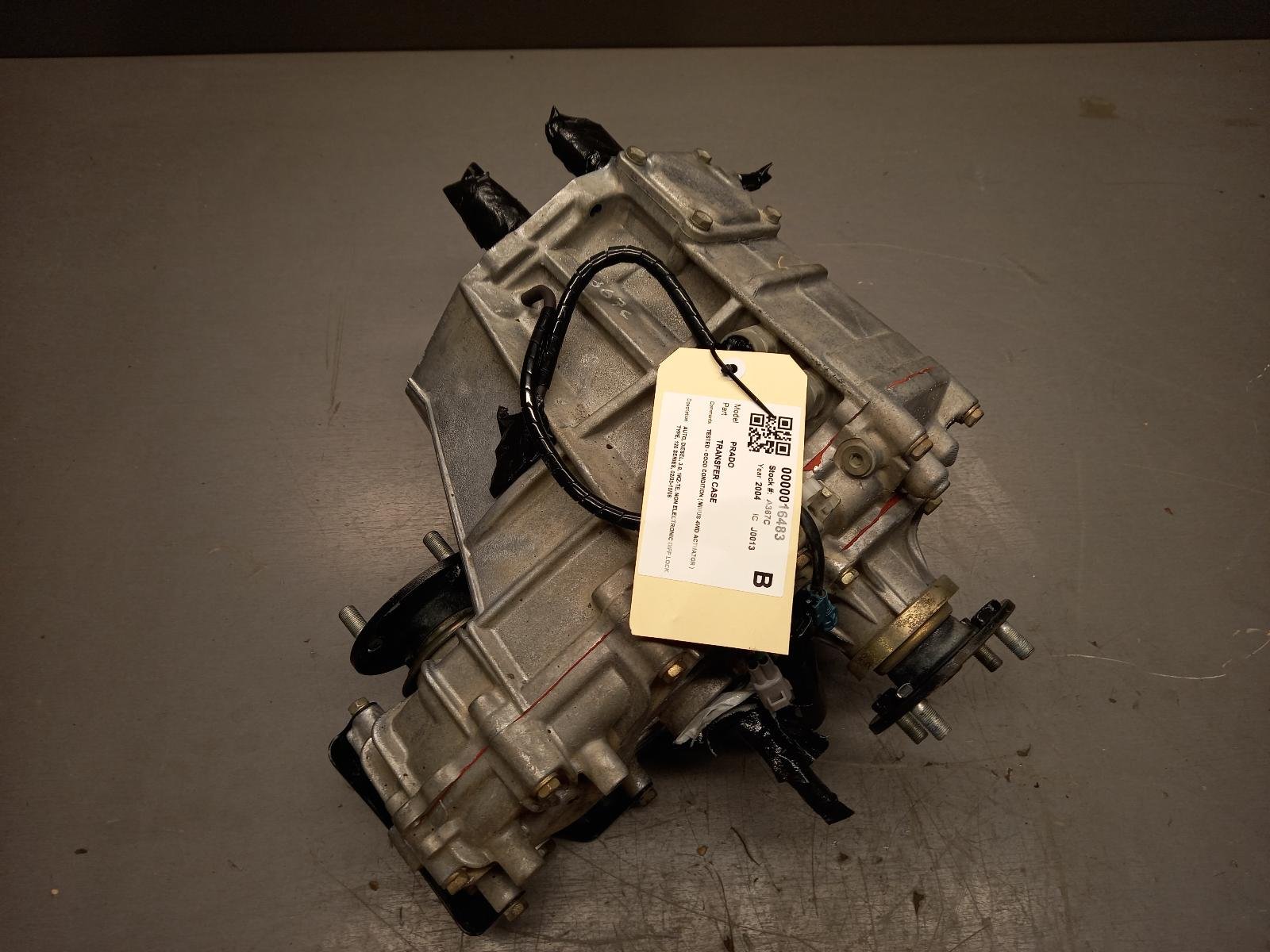 Feb 2003 to Oct 2006 - Toyota Land Cruiser Prado 120 Series Diesel 3.0L Engine Code 1KZ-TE Automatic - Transfer Case - W/ Electronic Diff Lock Type