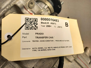 Feb 2003 to Oct 2006 - Toyota Land Cruiser Prado 120 Series Diesel 3.0L Engine Code 1KZ-TE Automatic - Transfer Case - W/ Electronic Diff Lock Type