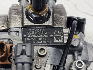 Jun 1999 to Oct 2009- Toyota Land Cruiser Prado 95 Series 120 Series 3.0L Engine Code 1KZ-TE- Injector Pump- PN: 22100-67070