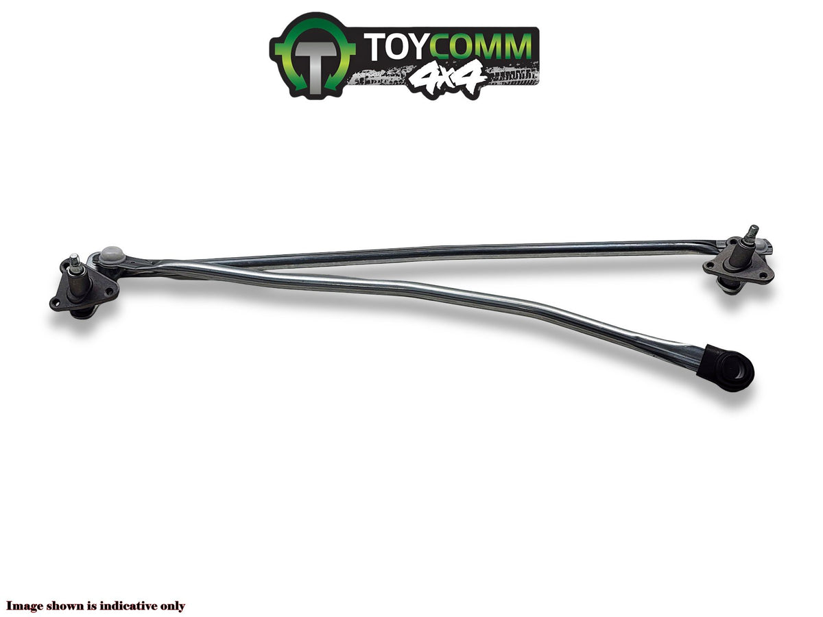 Jan 1985 to Jul 2012 - Toyota Land Cruiser 75 Series 76 Series 78 Series 79 Series Utility Station Wagon Troop Carrier 5 Door - Wiper Linkage - Non Hinged Windscreen Frame Type