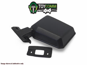 Jan 1985 to Oct 1999- Toyota Land Cruiser 70 Series Manual- Left Door Mirror- Skin Mount