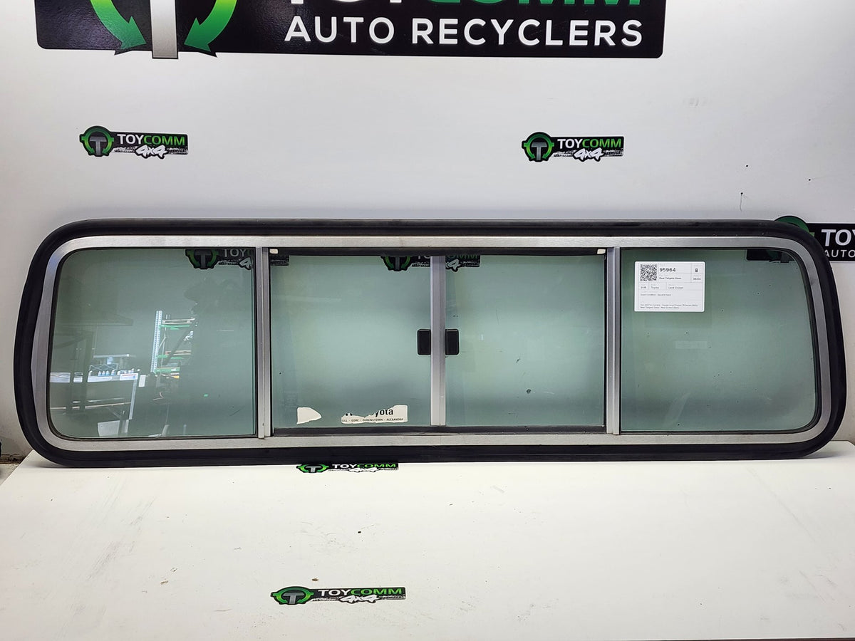 Oct 2007 to Current- Toyota Land Cruiser 79 Series Utility- Rear Tailgate Glass- Rear Screen Glass