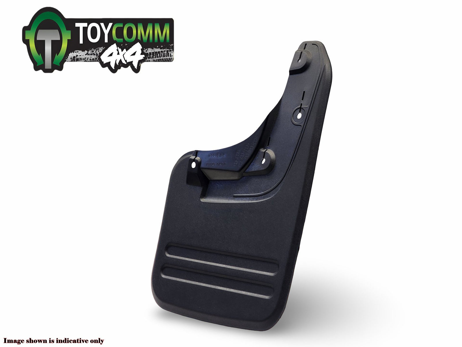 Mar 2005 to Aug 2015- Toyota Hilux 4WD- Mud Flaps- Rh Rear, Flared Type