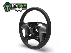 Jul 2011 to Oct 2013 - Toyota Hilux - Steering Wheel - Leather, Black, W/ Cruise Control Type
