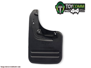 Mar 2005 to Aug 2015 - Toyota Hilux 4WD - Mud Flaps - Lh Rear, Flared Type