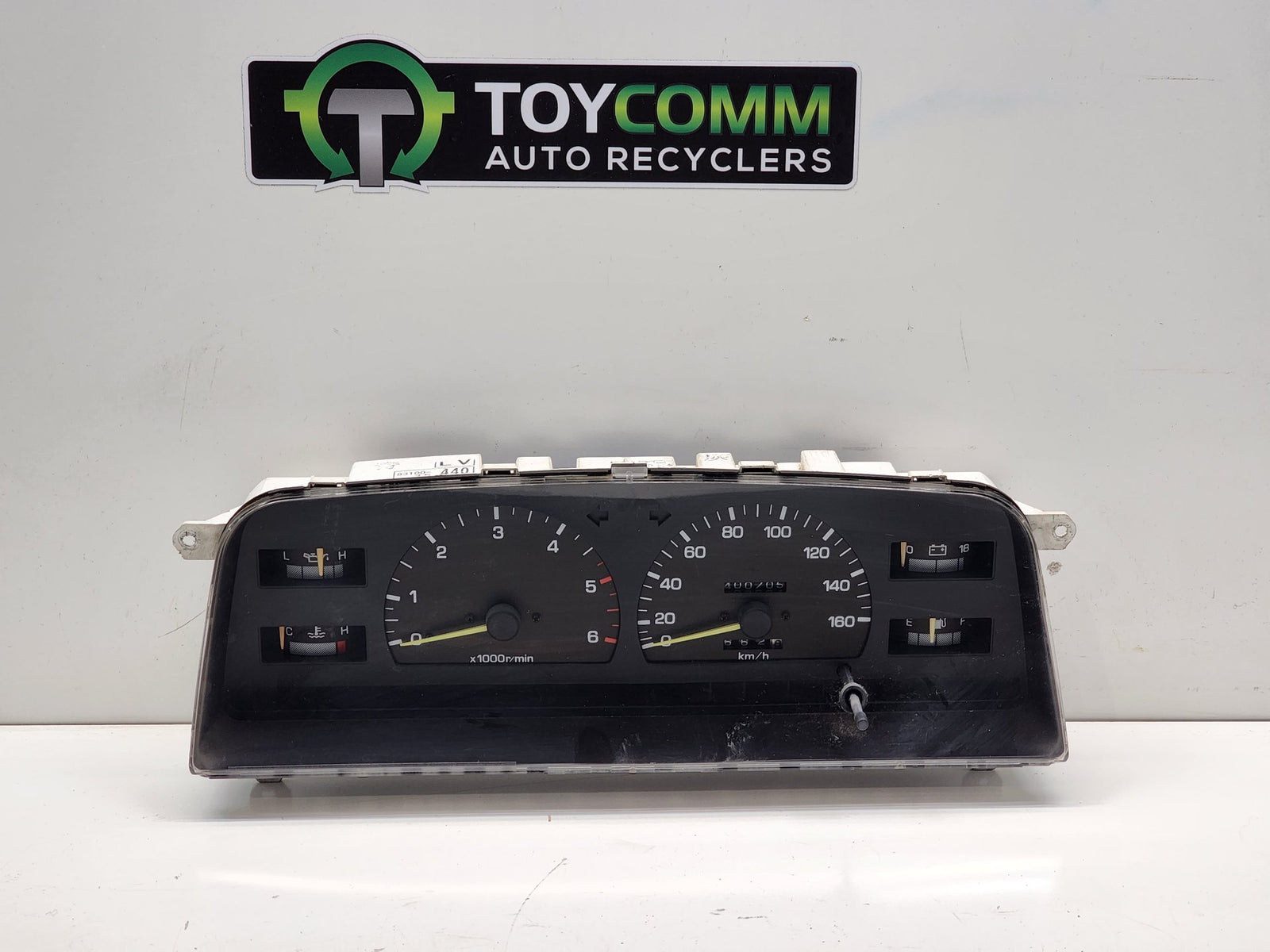 Oct 1988 to Sep 1997- Toyota Hilux Diesel- Instrument Cluster- Cluster Standard, Cable Type Speedo