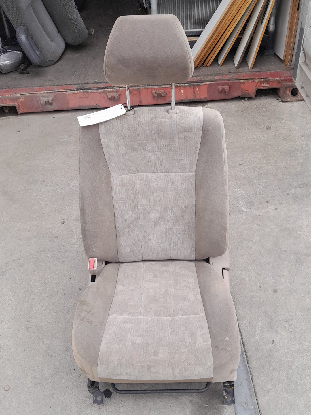 Jan 1998 to Aug 2002 - Toyota Land Cruiser 101 Series Imported - Left Front Seat - Bucket, Cloth, Beige, Trim Code Fg41