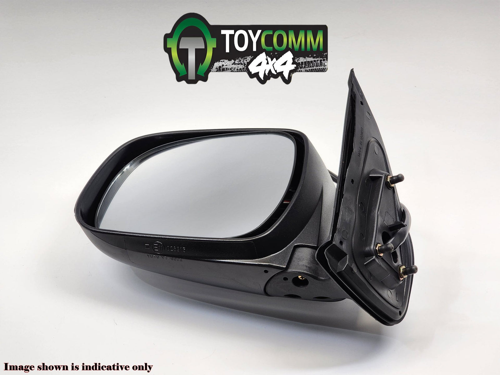 Mar 2005 to Apr 2012- Toyota Hilux- Left Door Mirror- Power Adjust, Non-Indicator, Chrome, 3 Wire, 6 Pin