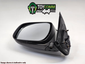 Mar 2005 to Apr 2012- Toyota Hilux- Left Door Mirror- Power Adjust, Non-Indicator, Chrome, 3 Wire, 6 Pin